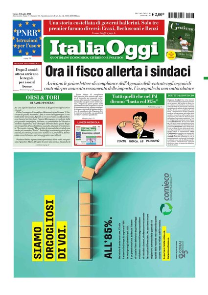 Italia oggi : quotidiano di economia finanza e politica